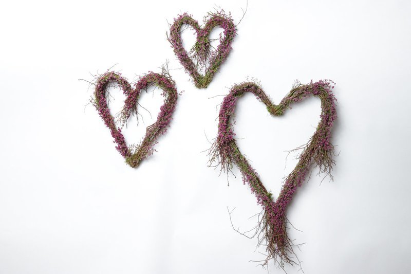 Heather/Blueberry Heart Value Pack Case of 9