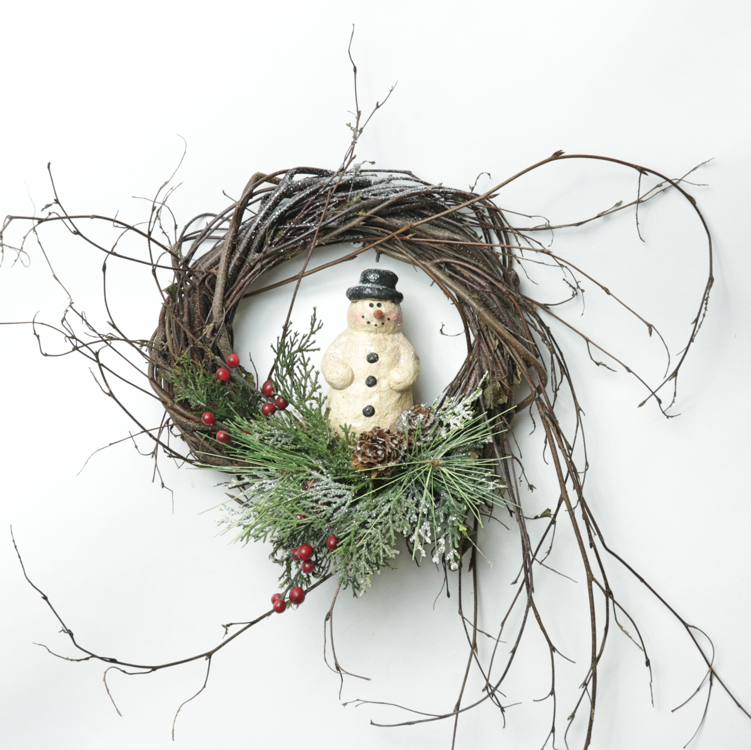 Snow Man on 6" Birch - Case of 6