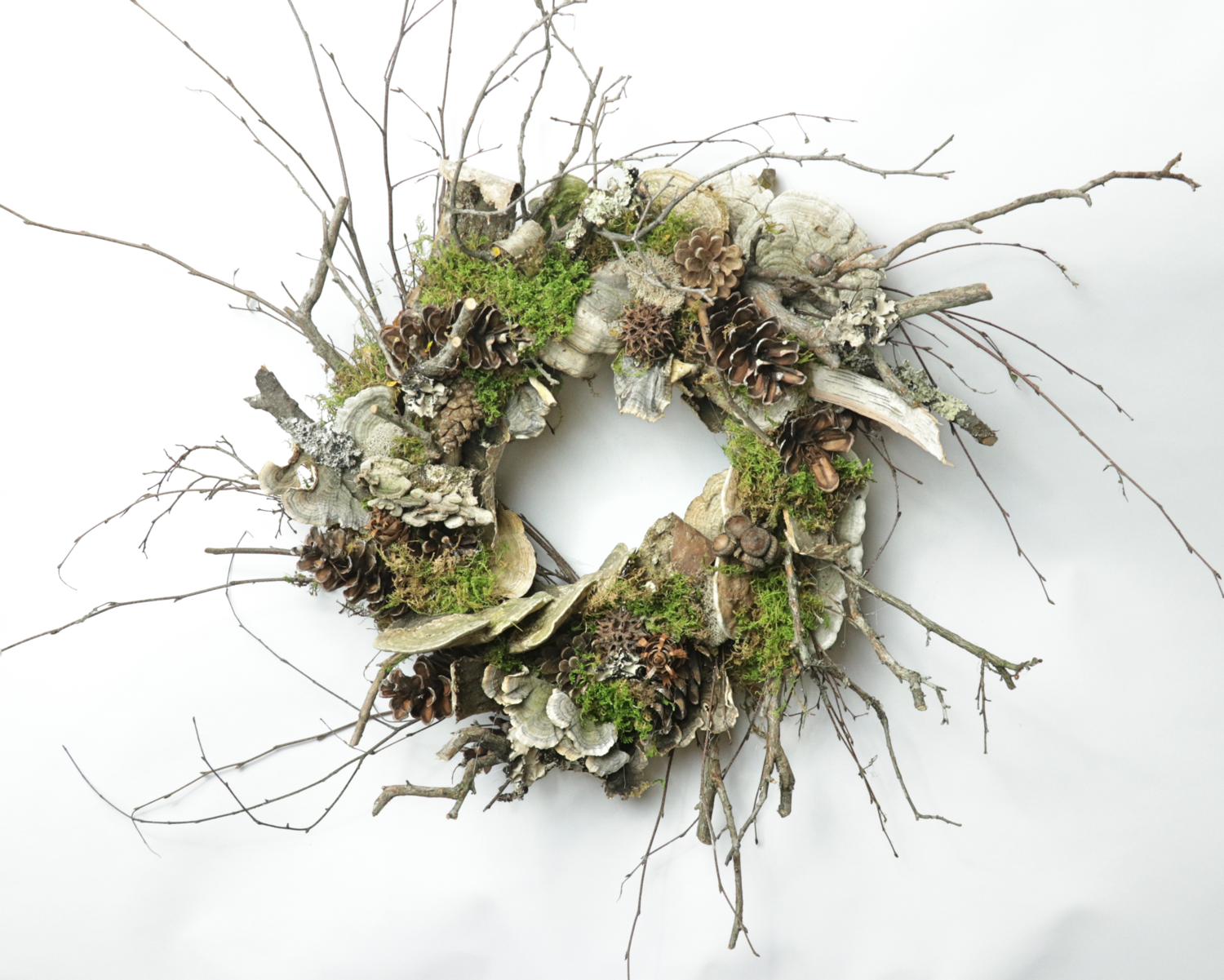 9" Nature's Bounty Wreath - Case of 4