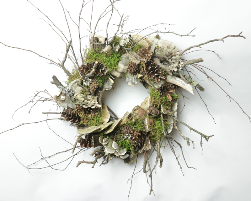9" Nature's Bounty Wreath - Case of 4