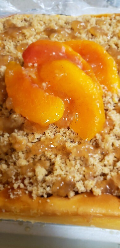 Peach Cobbler Cheesecake