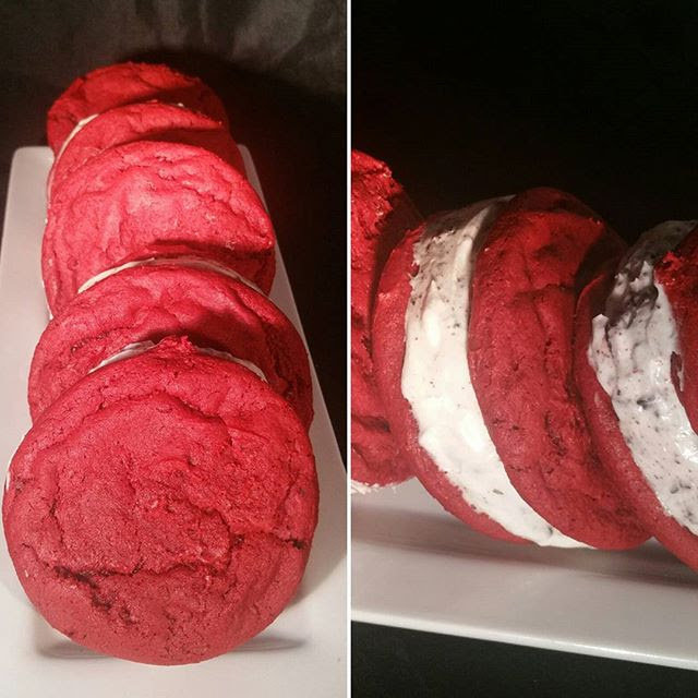 Red Velvet Oreo Cheesecake Cookies