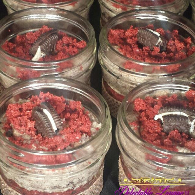 4oz. Red Velvet Oreo Cheesecake Jars