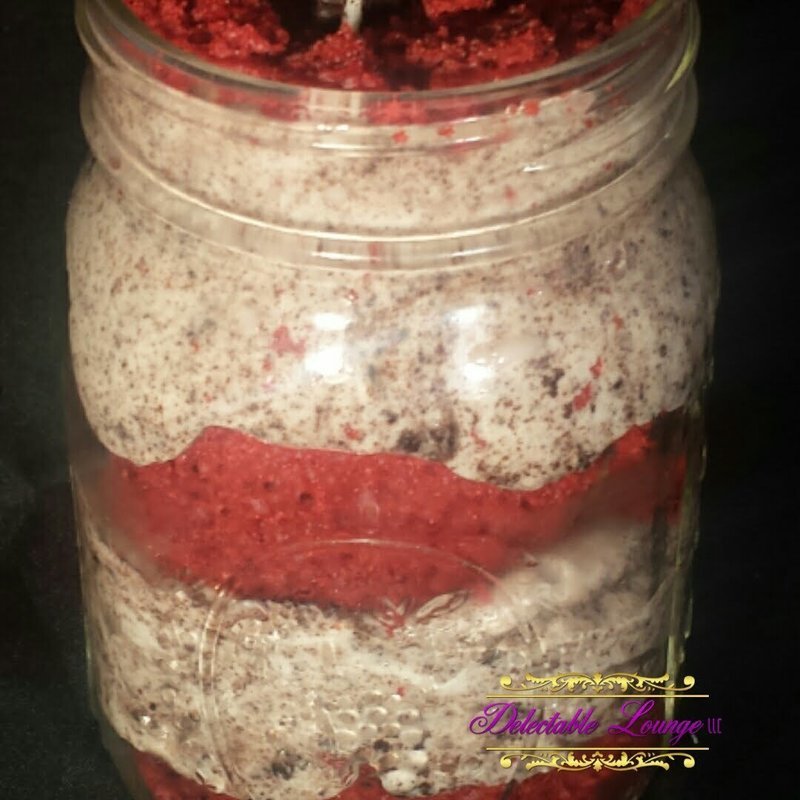 16oz. JARS Red Velvet Oreo Cheesecake