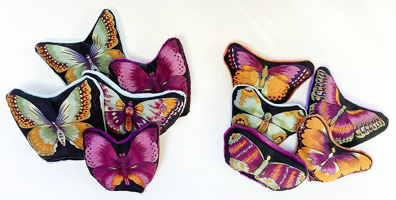 Watercolor Butterfly Catnip Toy Watercolor Butterfly Catnip Toy