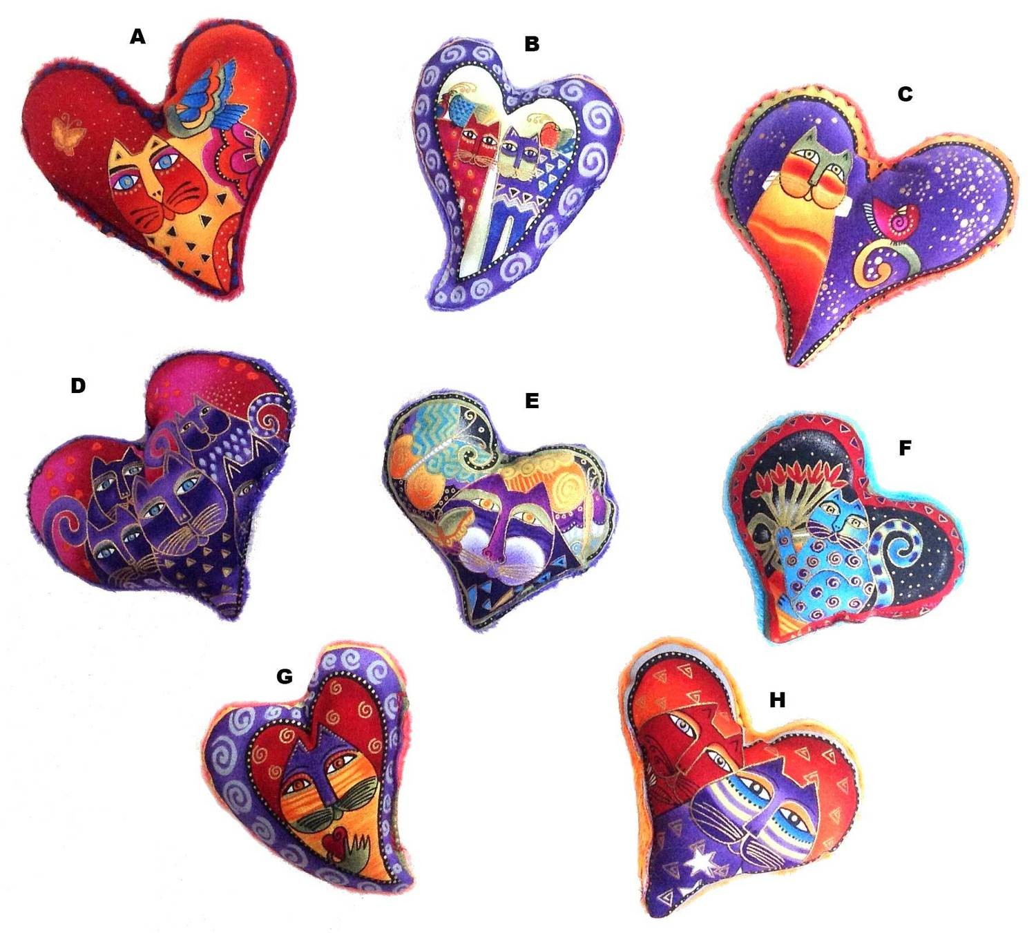 Laurel Burch Heart Catnip Toys Laurel Burch Heart Catnip Toys