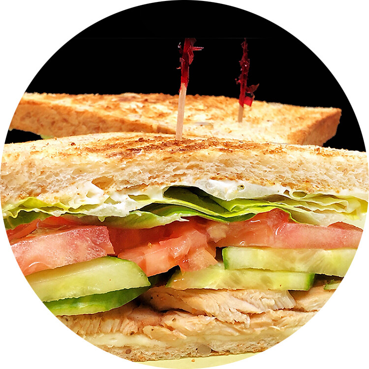 Turkey &amp; Cheese Sandwich