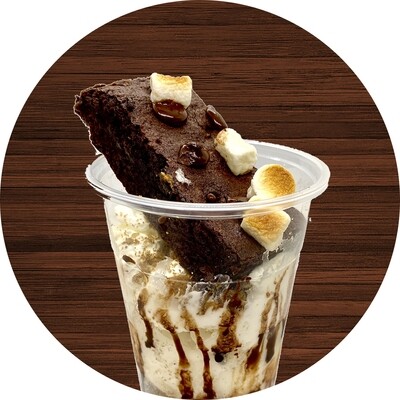 Cookies &amp; Cream Brownie Sundae Cup
