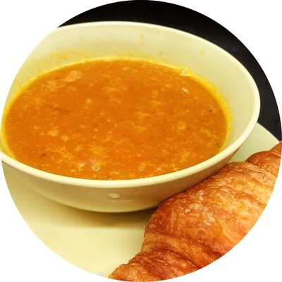 Carrot Ginger Ravioli Soup (16oz) (vegan)