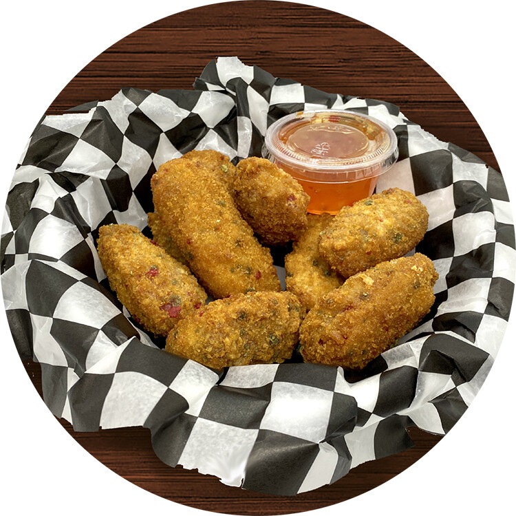 Red Jalapeño Poppers (8pcs) (with sweet chili sauce)