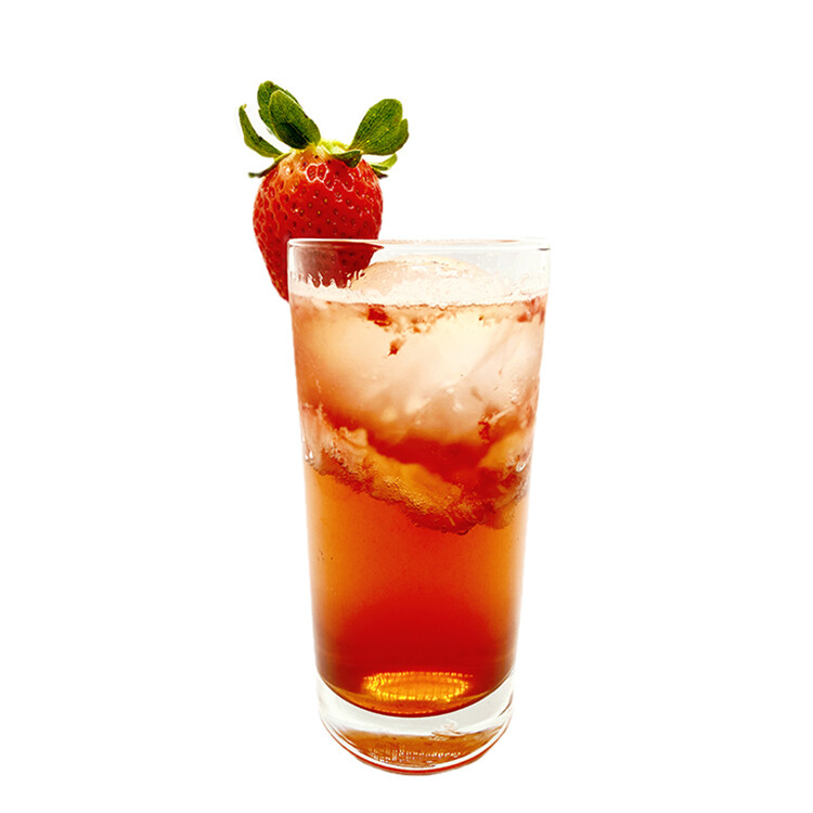 SPIKED FRESH STRAWBERRY GINGER ALE
