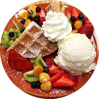 🧇 Belgian Dessert Waffle