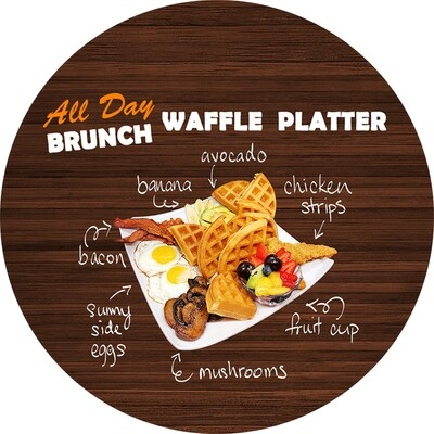 "Create Your Own" Waffle Platter
