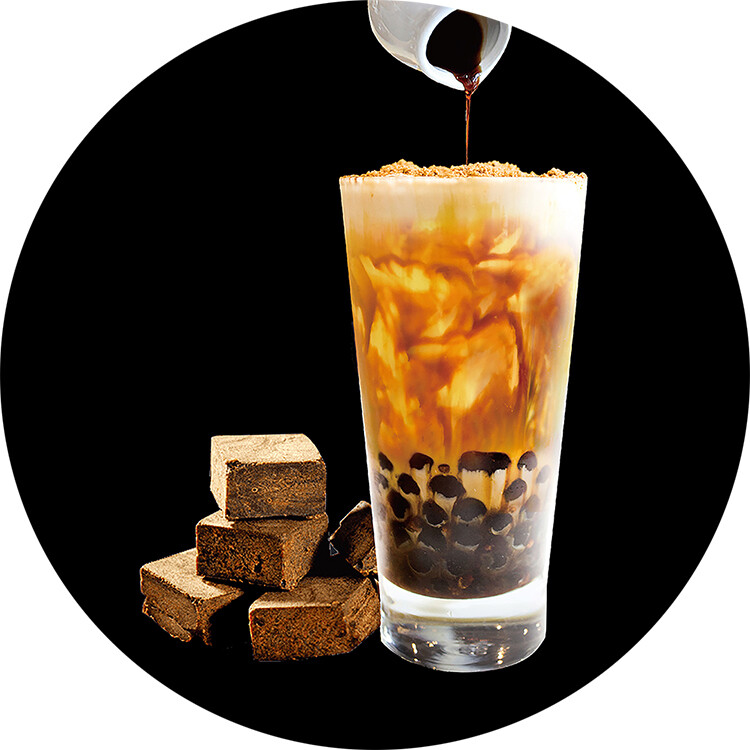 SPIKED BLACK SUGAR BUBBLE TEA (20oz)