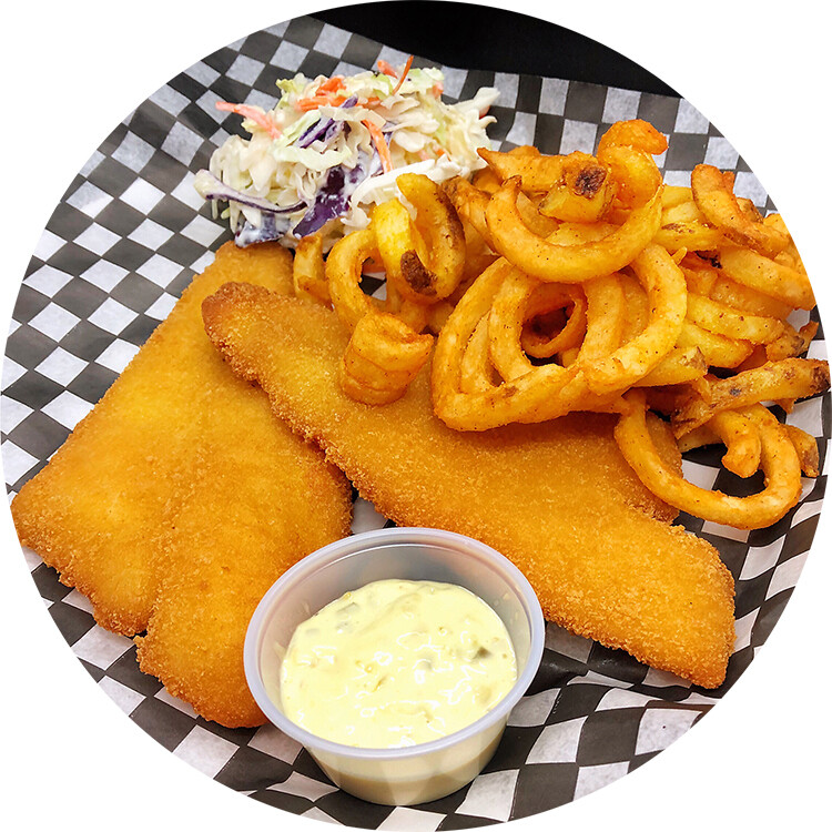 Two Pieces Fish &amp; Chips with Tangy Coleslaw