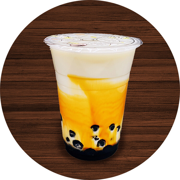 🏆 Popular - Black Sugar Milk with Brown Sugar Pearls (12oz)