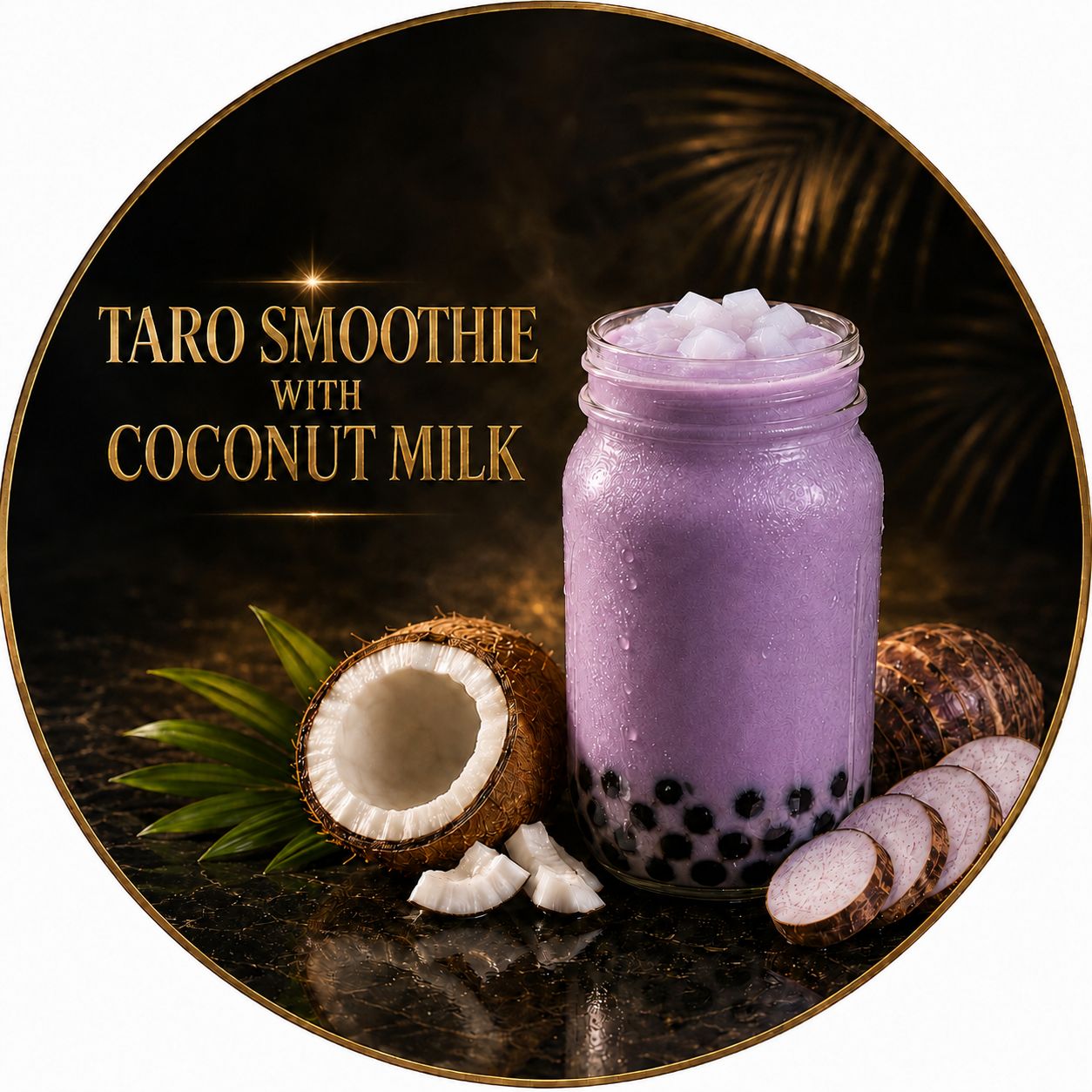 🏆 Top Seller - Taro Smoothie with Coconut Milk