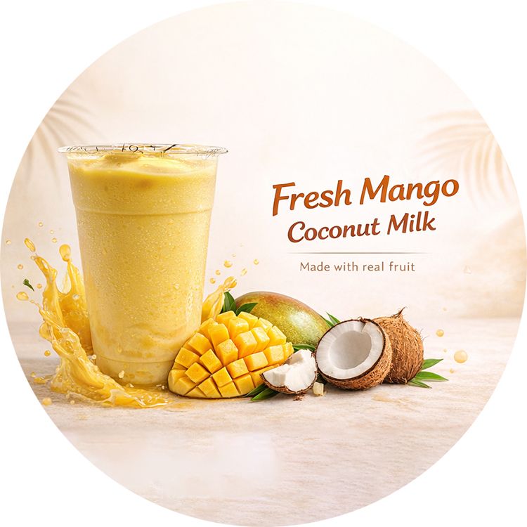 SPIKED FRESH MANGO WITH COCONUT MILK (20oz)