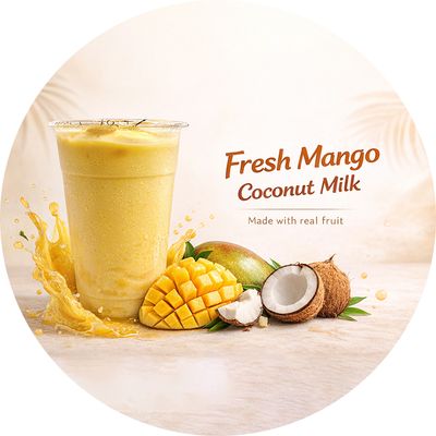 SPIKED FRESH MANGO WITH COCONUT MILK (20oz)