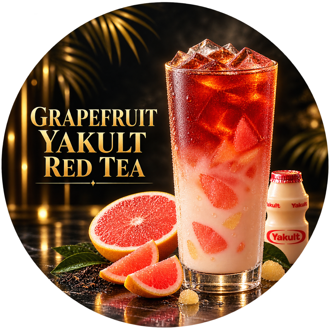 🏆 Hidden Gem - Grapefruit Yakult Red Tea