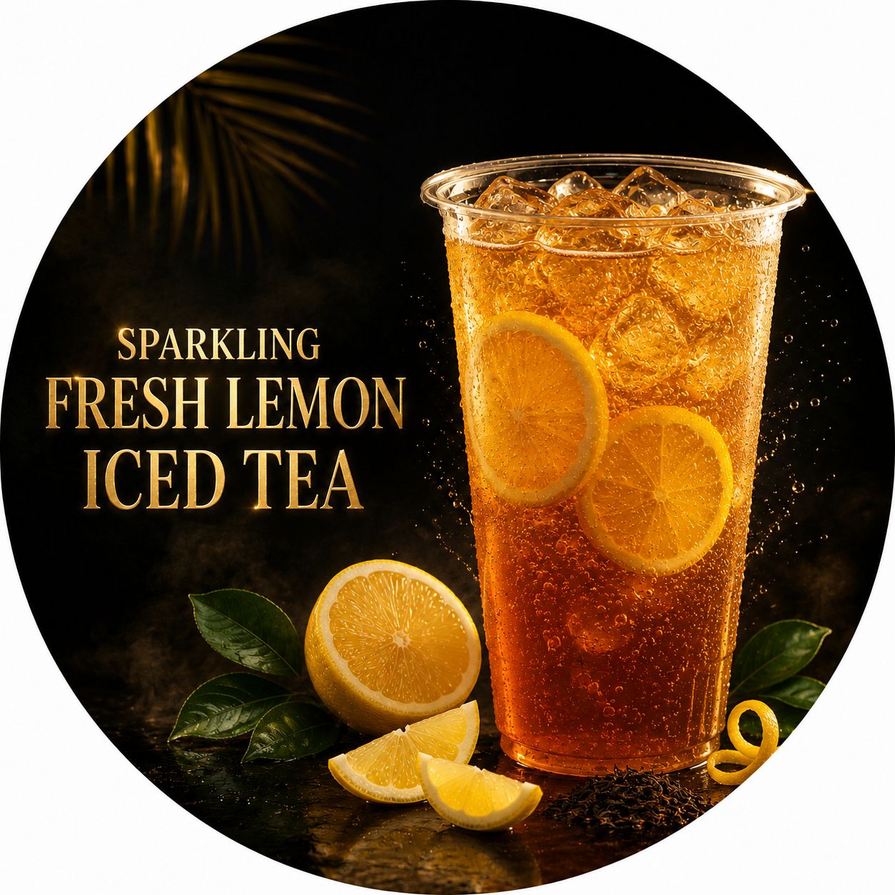🏆 Top Seller - Sparkling Fresh Lemon Iced Tea 🍋