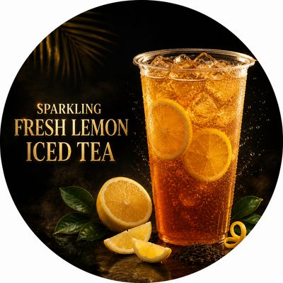 🏆 Top Seller - Sparkling Fresh Lemon Iced Tea 🍋