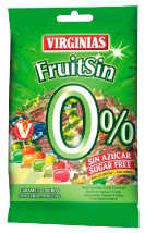 Caramelos Virginias Fruitsin Cero Azúcar