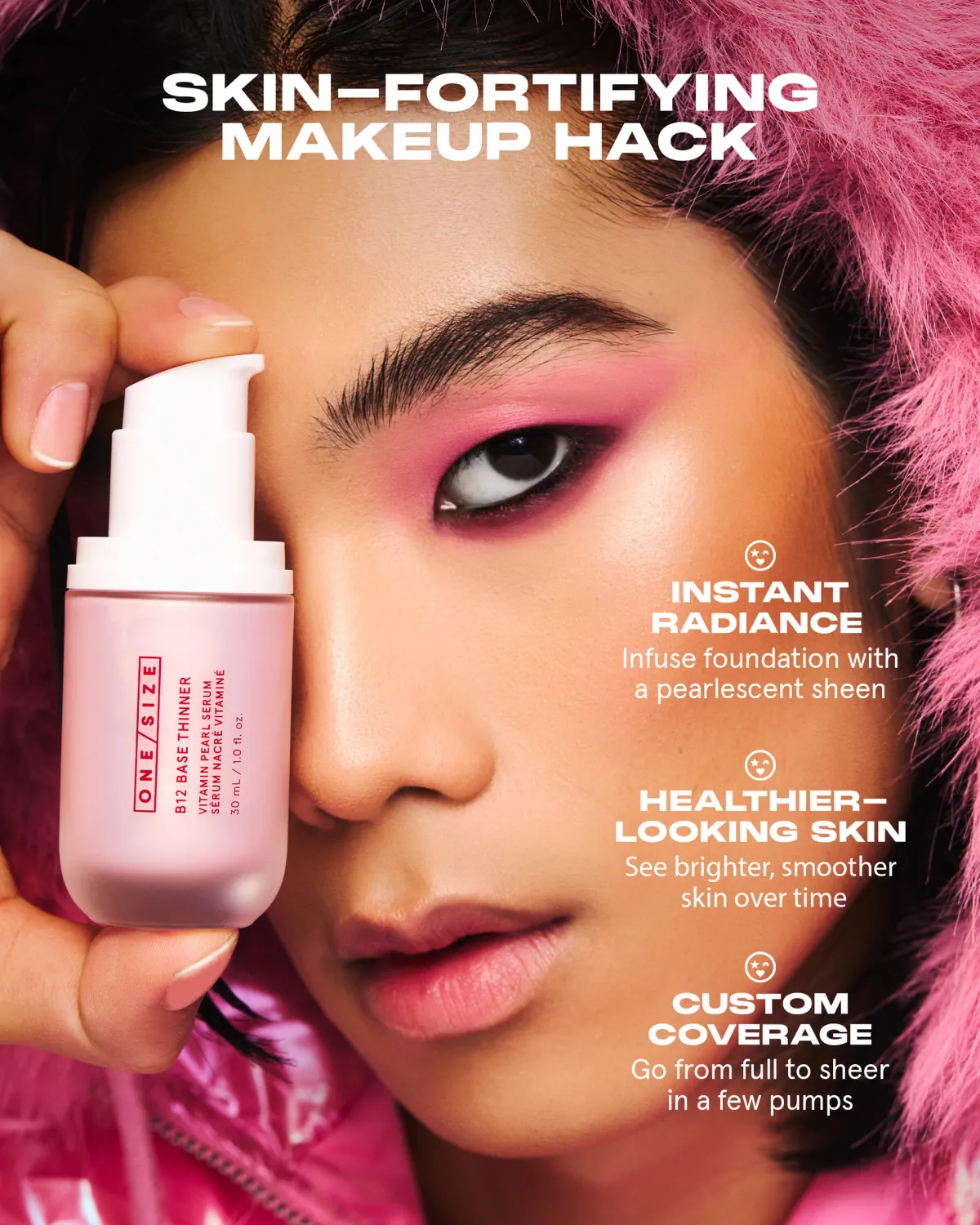 B12 Base Thinner Luminous Vitamin Pearl Boosting Serum