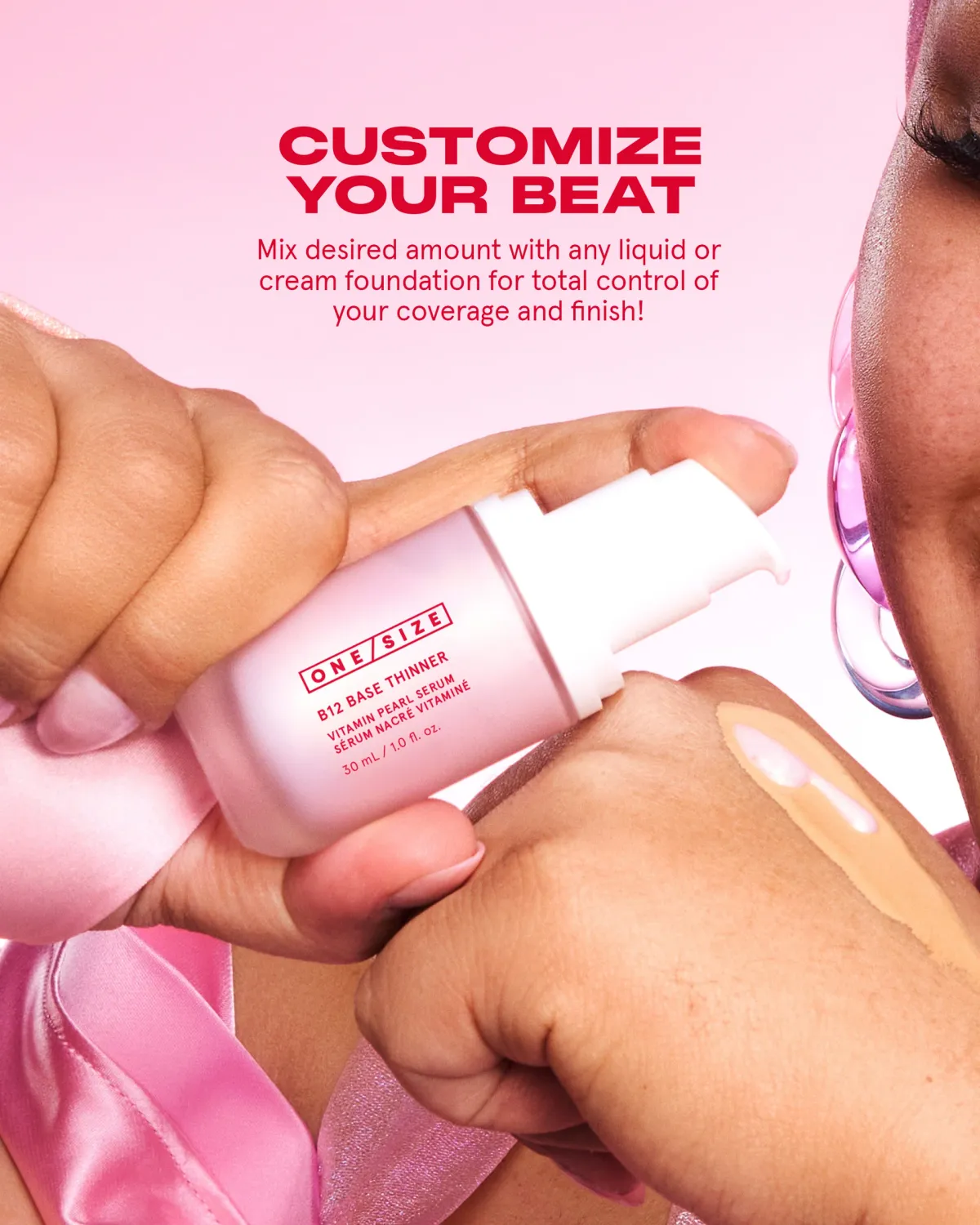 B12 Base Thinner Luminous Vitamin Pearl Boosting Serum