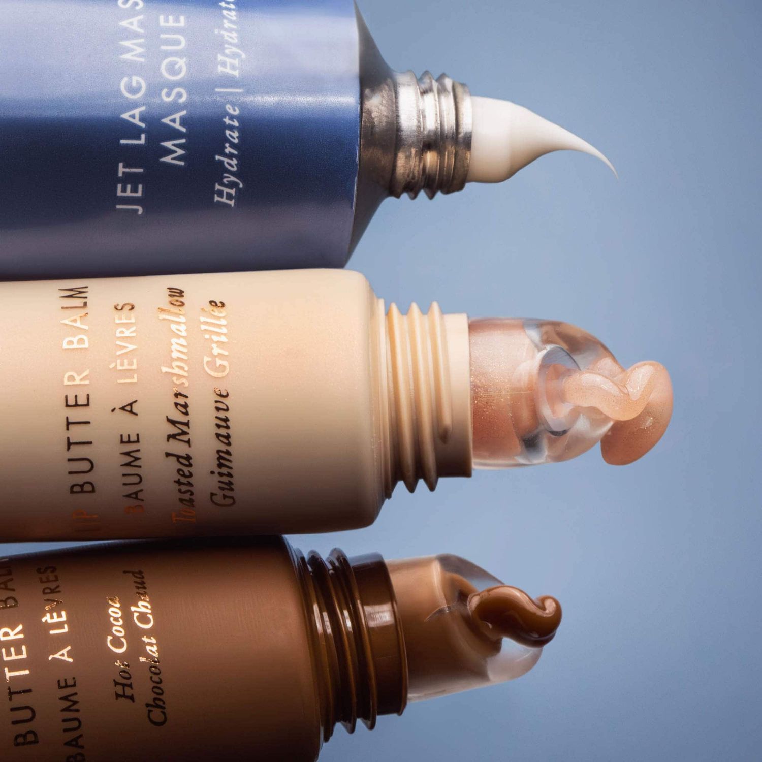 Summer Fridays: The Holiday Trio Set with Lip Butter Balm in Hot Cocoa &amp; Toasted Marshmallow