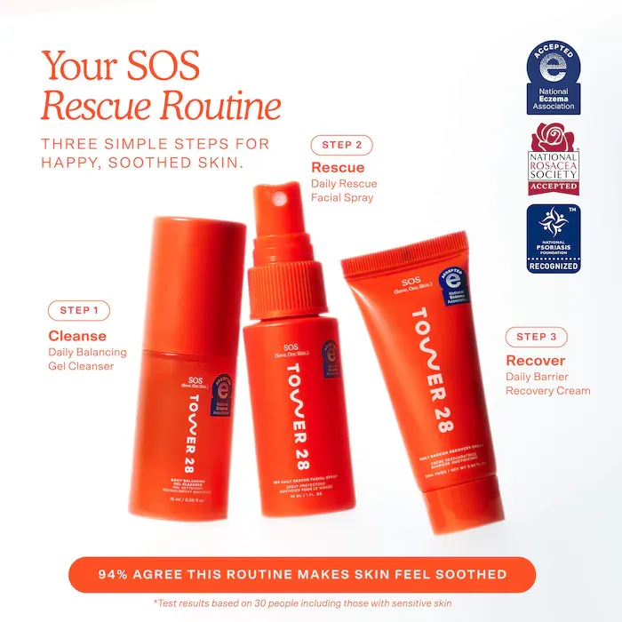 Tower 28 Beauty  Mini SOS Skincare Bestsellers Set