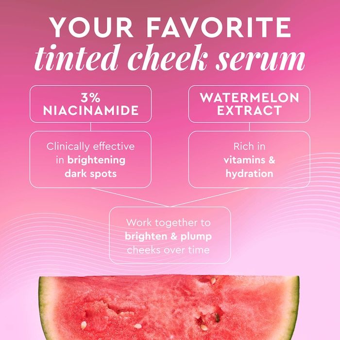 Watermelon Glow Niacinamide Dewy Flush - Brightening Serum Blush