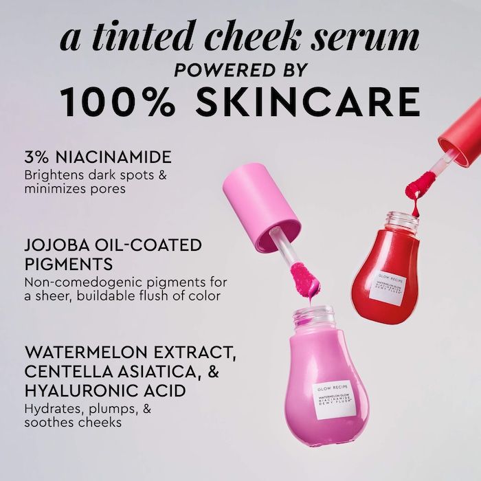 Watermelon Glow Niacinamide Dewy Flush - Brightening Serum Blush