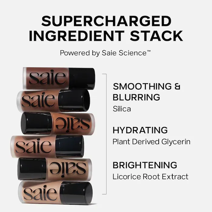 Saie  Dew Bronze Soft-Focus Sculpting Liquid Bronzer