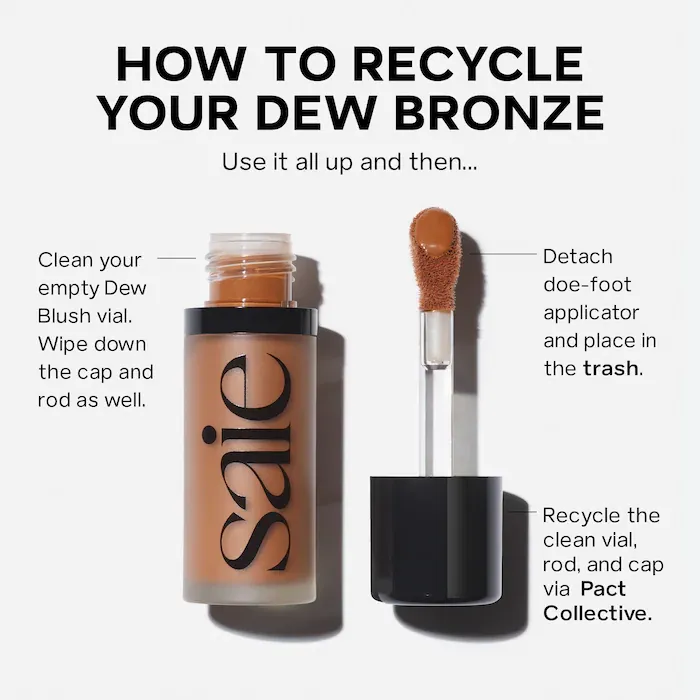 Saie  Dew Bronze Soft-Focus Sculpting Liquid Bronzer