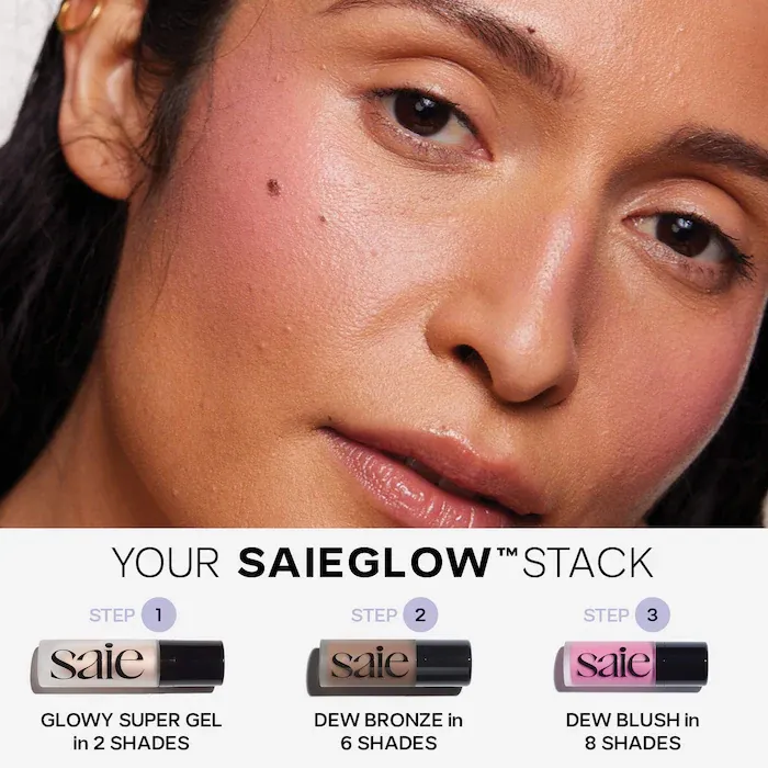 Saie  Dew Bronze Soft-Focus Sculpting Liquid Bronzer