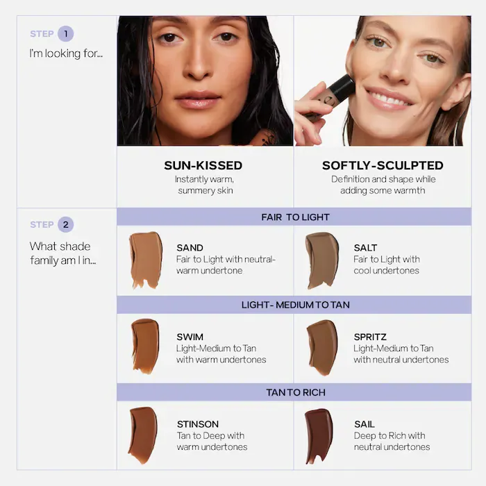 Saie  Dew Bronze Soft-Focus Sculpting Liquid Bronzer