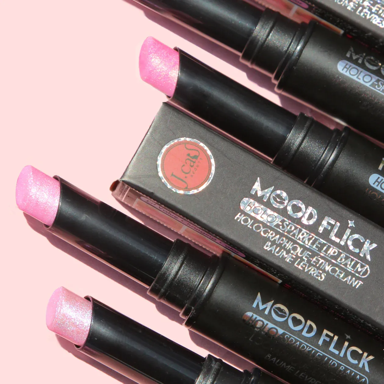 JCat Mood Flick Holo-Sparkle Lip Balm