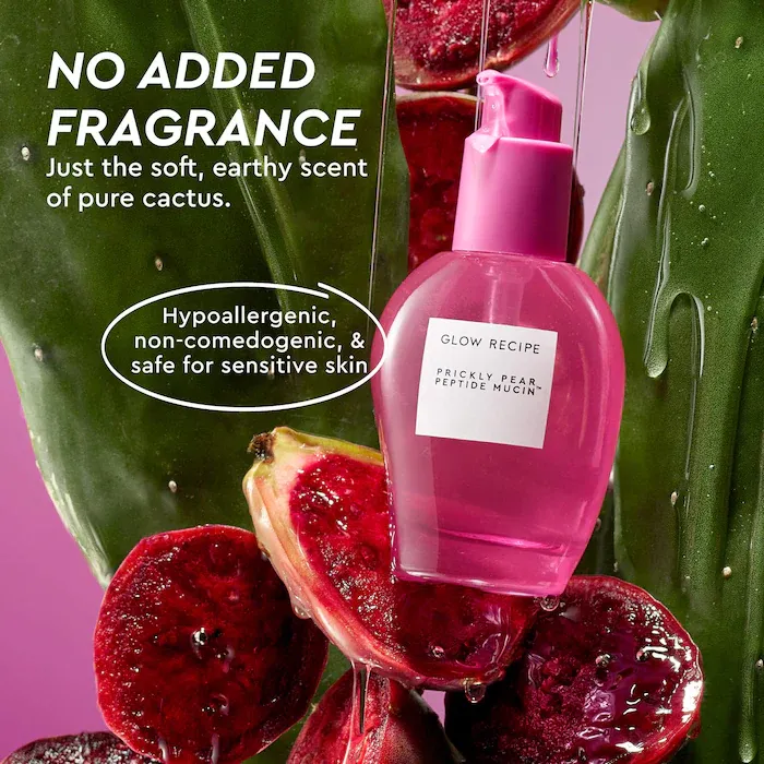 Glow Recipe  Prickly Pear Peptide Bouncy + Hydrating Skin Barrier Vegan Mucin Serum