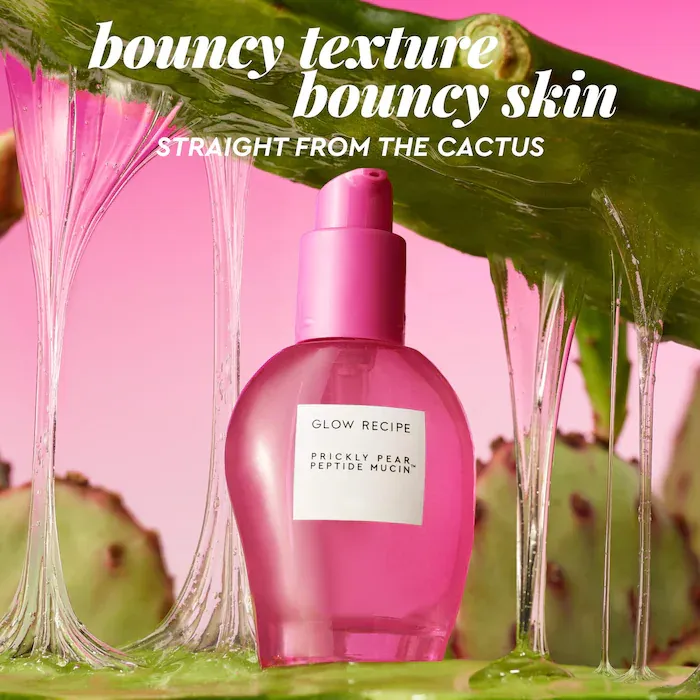 Glow Recipe  Prickly Pear Peptide Bouncy + Hydrating Skin Barrier Vegan Mucin Serum