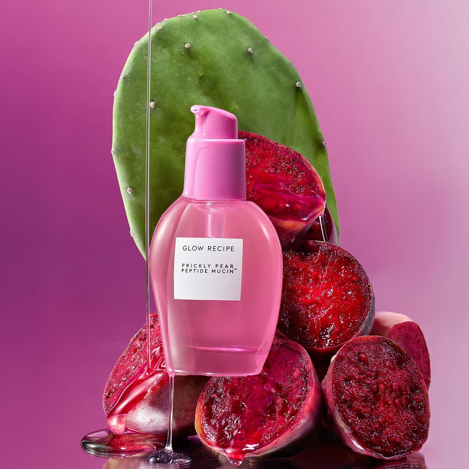 Glow Recipe  Prickly Pear Peptide Bouncy + Hydrating Skin Barrier Vegan Mucin Serum