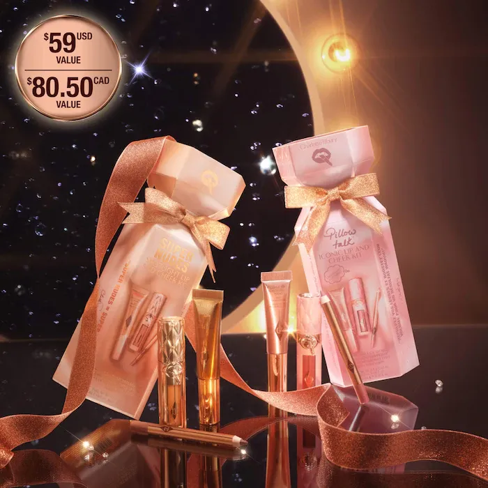 Charlotte Tilbury  Lip and Cheek Trio Makeup Gift Set