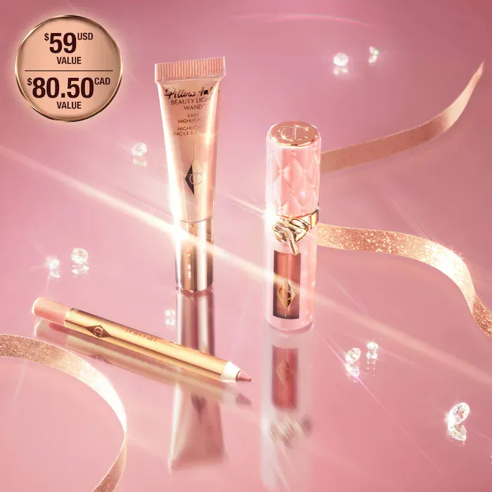 Charlotte Tilbury  Lip and Cheek Trio Makeup Gift Set