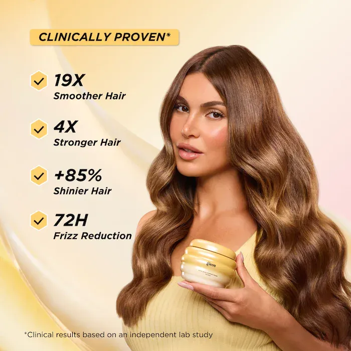 Gisou Honey Gloss Ceramide Therapy Hydrating Hair Mask Duo