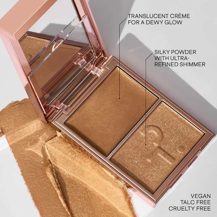Makeup By Mario Major Glow Creme &amp; Powder Light Reflecting Translucent Highlighter Duo