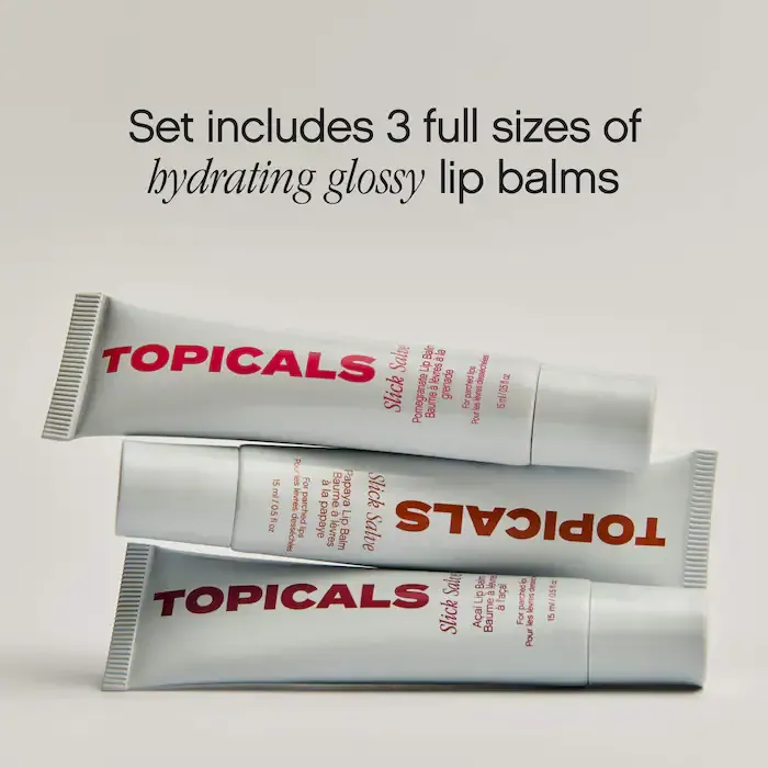 Topicals  Slick Salve Glossy Lip Balm Trio