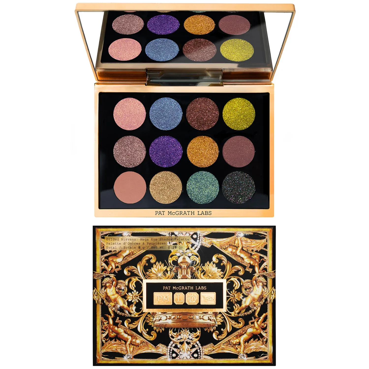 PAT McGRATH LABS Gilded Nirvana: Mega Eye Shadow Palette PAT McGRATH LABS Gilded Nirvana: Mega Eye Shadow Palette