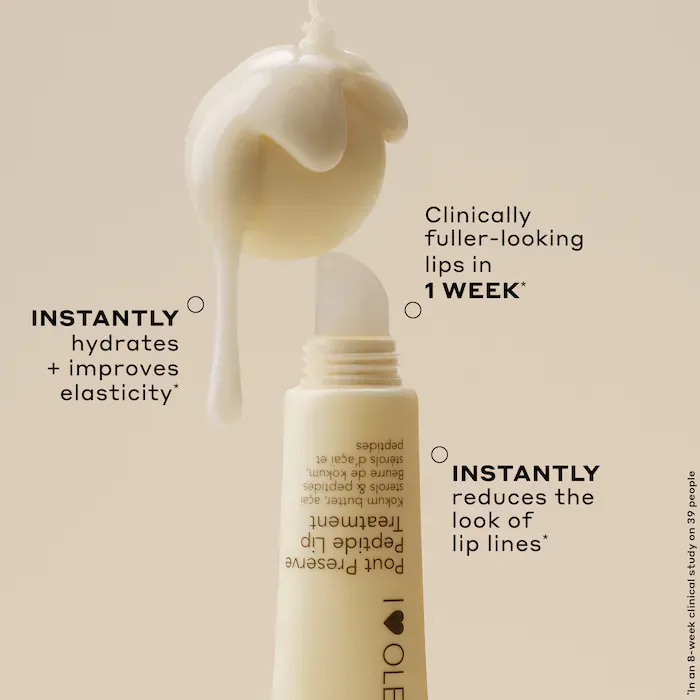 OLEHENRIKSEN Pout Preserve Hydrating Peptide Lip Treatment-Vanilla Bonbon - sheer tint + sweet vanilla scent