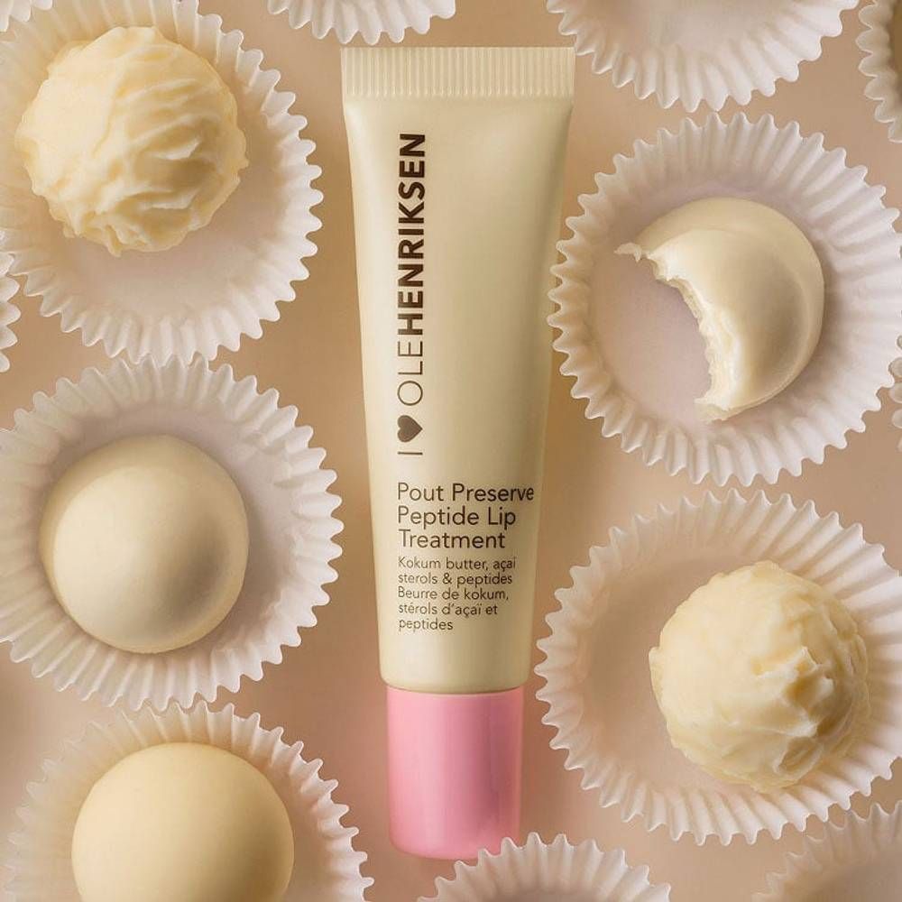 OLEHENRIKSEN Pout Preserve Hydrating Peptide Lip Treatment-Vanilla Bonbon - sheer tint + sweet vanilla scent