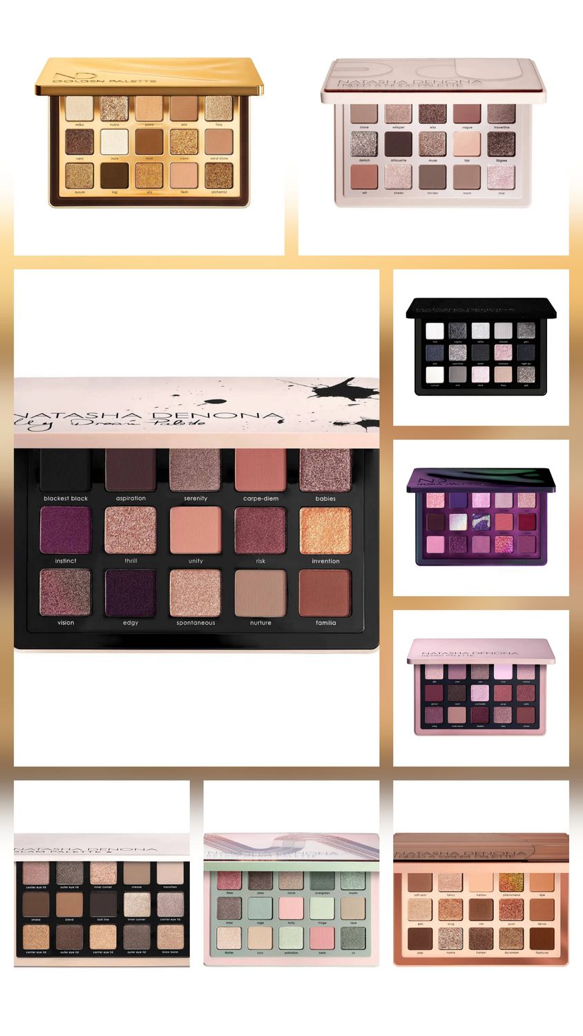 NATASHA DENONA MIDI EYESHADOW PALETTE I NEED A WARM EYESHADOW PALETTE